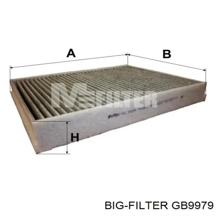 GB9979 BIG Filter фильтр салона