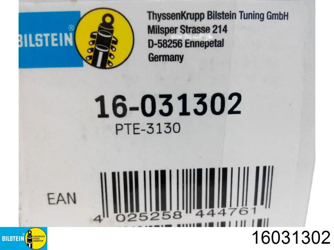 16031302 Bilstein Стойка передняя