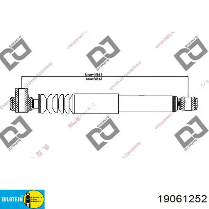 Амортизатор задний 19061252 Bilstein