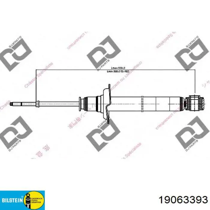 Амортизатор задний 19063393 Bilstein