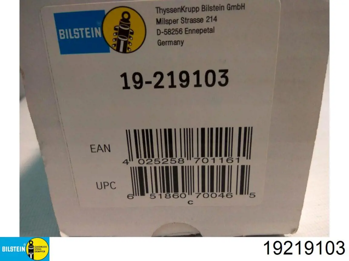 Амортизатор передний правый 19219103 Bilstein