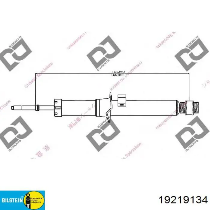 Амортизатор передний правый 19219134 Bilstein