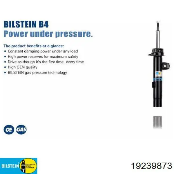 Задний амортизатор Bilstein 19239873