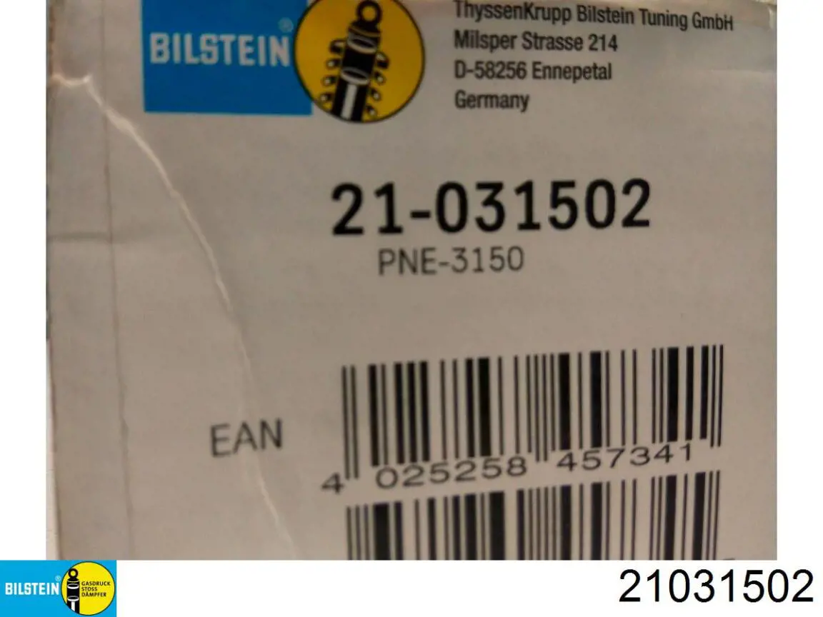 Амортизаторы передние Bilstein 21031502