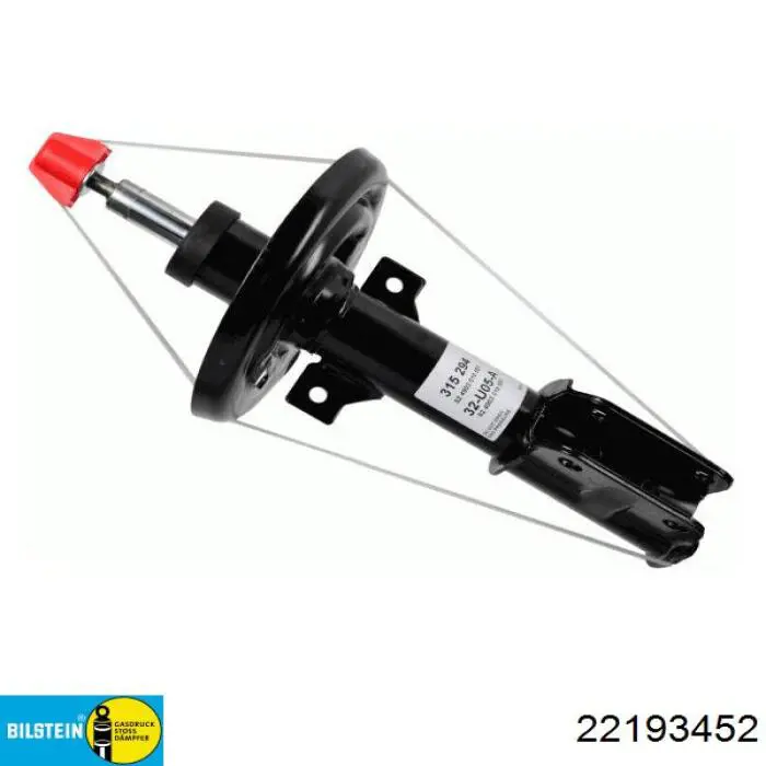 Стойка амортизатора передняя Bilstein 22193452 цена, от 72.92 USD