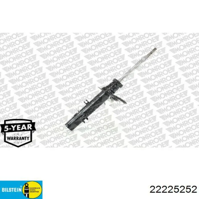 Амортизатор передний правый 9801729680 Peugeot/Citroen