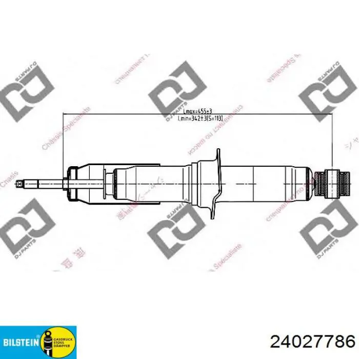 Стойка амортизатора передняя Bilstein 24027786 цена, от 78.39 USD