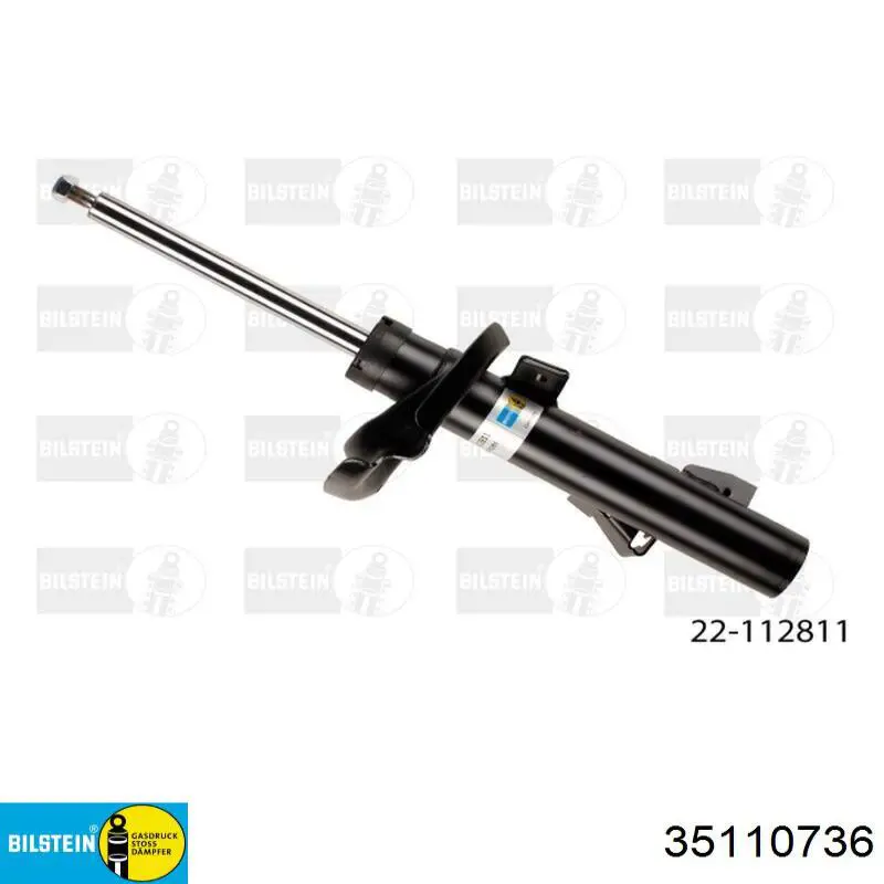 Амортизатор передний левый 35110736 Bilstein