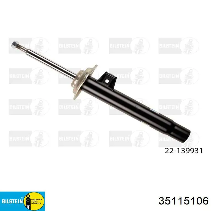 Купить 35115106 Bilstein Амортизатор подвески передний левый