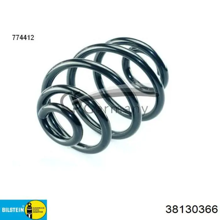 Пружина задняя Bilstein 38130366