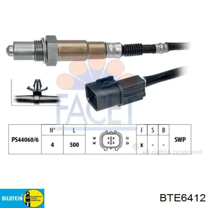 Амортизатор задний BTE6412 Bilstein