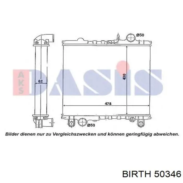Купить 50346 Birth Буфер (отбойник) амортизатора переднего + пыльник