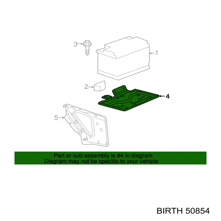 Купить 50854 Birth Муфта кардана эластичная передняя