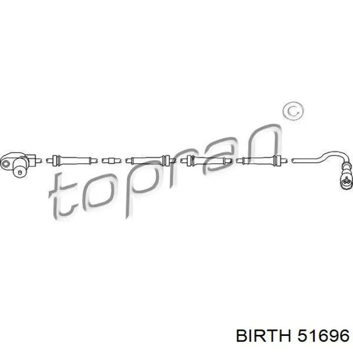 Купить 51696 Birth Сайлентблок переднего подрамника