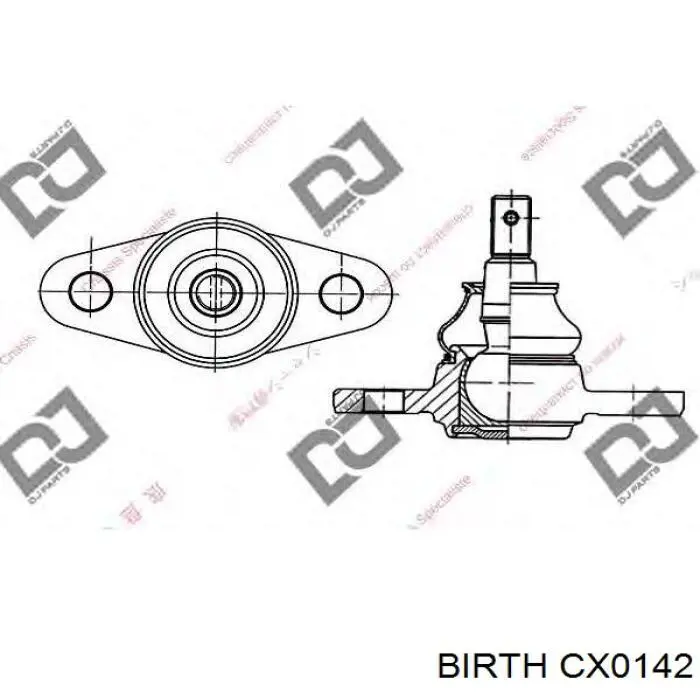 Шаровая опора, нижняя Birth CX0142 цена, от 11.59 USD