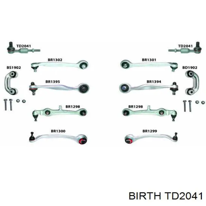 TD2041 Birth Наружный наконечник рулевой тяги