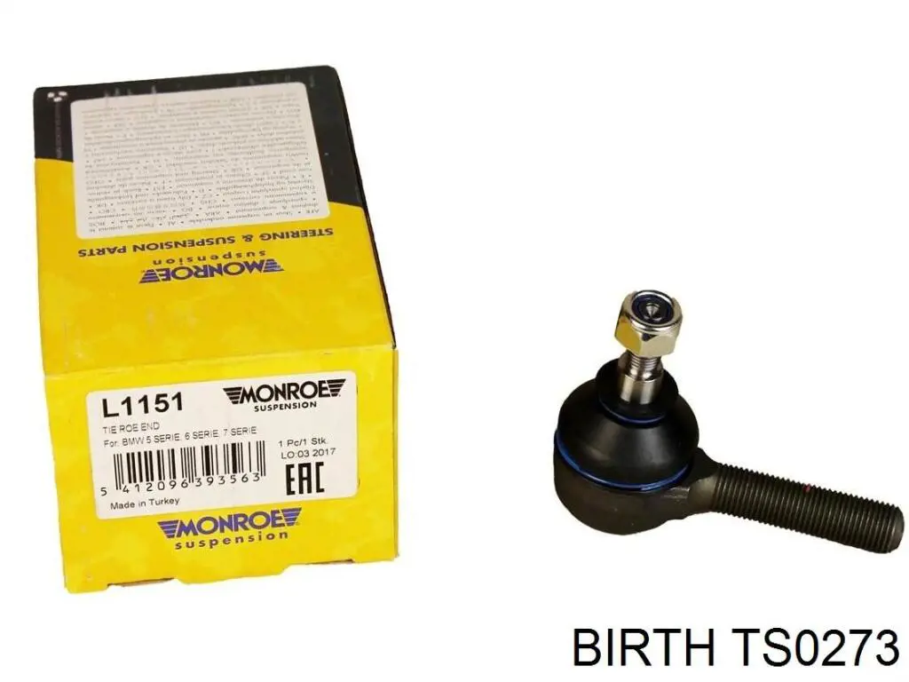Наконечник рулевой тяги внутренний TS0273 Birth