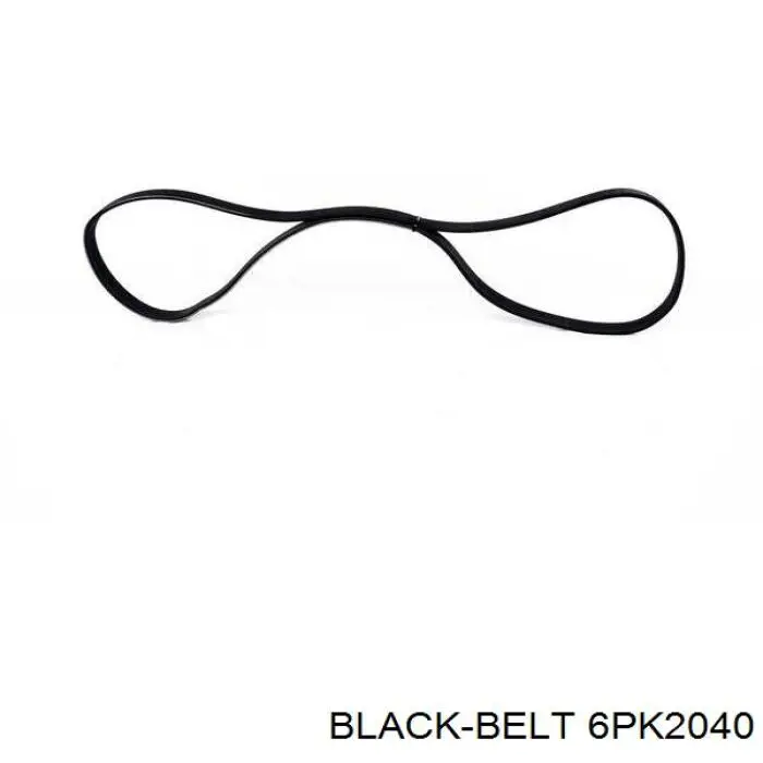 6PK2040 Black Belt ремень генератора