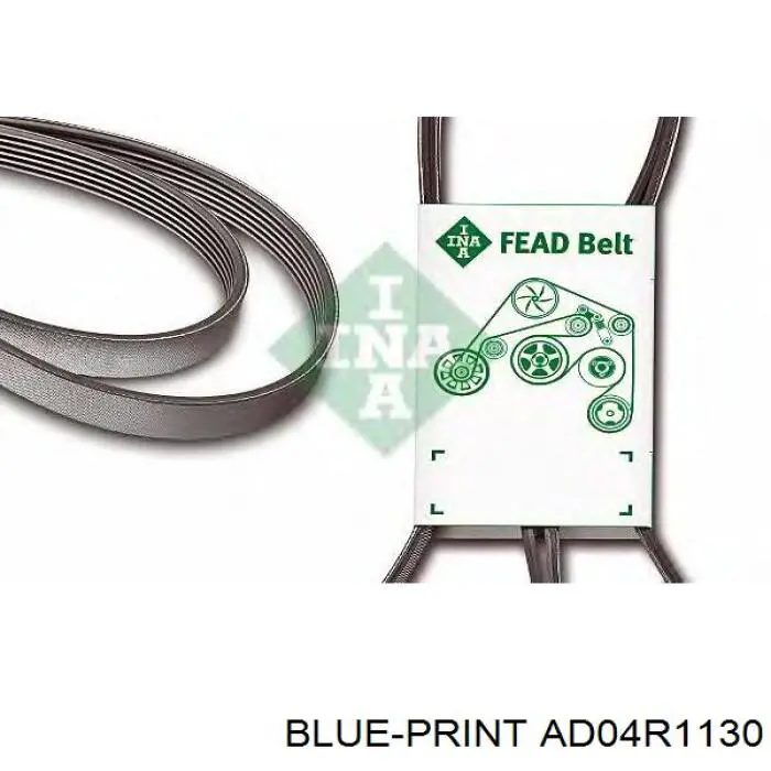 Клиновый ремень Blue Print AD04R1130 цена, от 6.30 USD