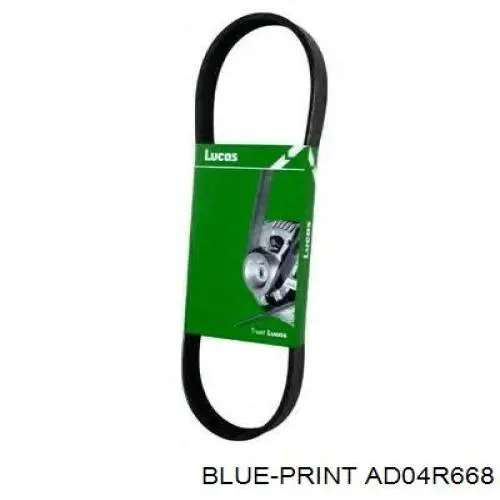 Купить AD04R668 Blue Print Ремень генератора