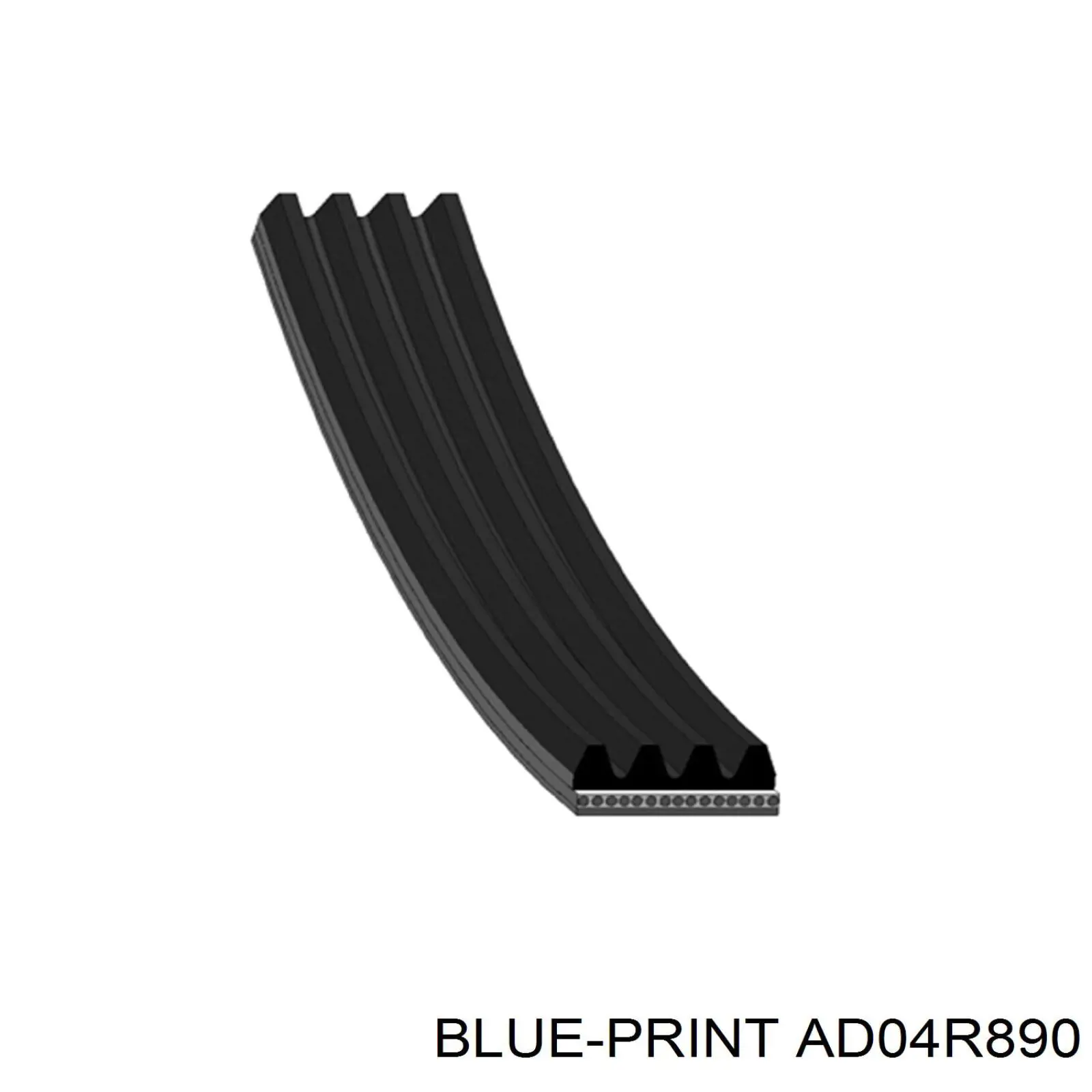 Клиновый ремень Blue Print AD04R890 цена, от 5.13 USD