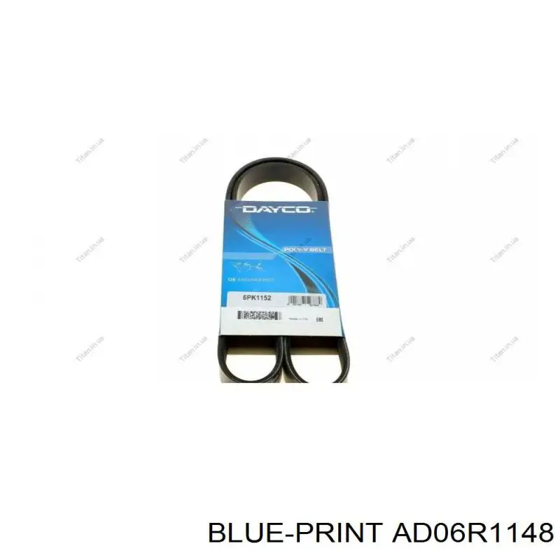 Купить AD06R1148 Blue Print Ремень генератора