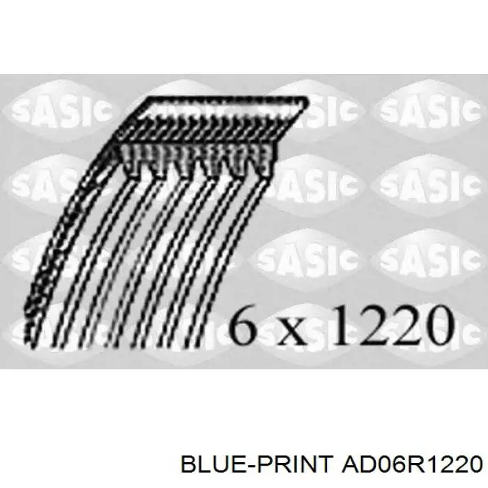 Клиновый ремень Blue Print AD06R1220 цена, от 10.93 USD