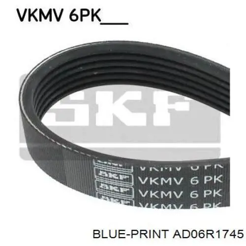 Клиновый ремень Blue Print AD06R1745 цена, от 14.37 USD