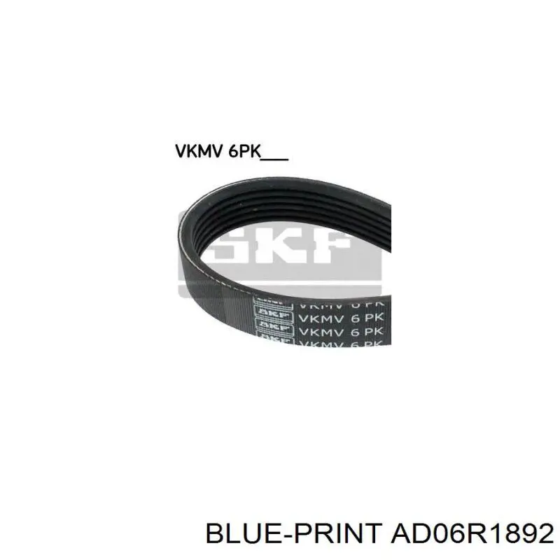 Клиновый ремень Blue Print AD06R1892 цена, от 12.74 USD