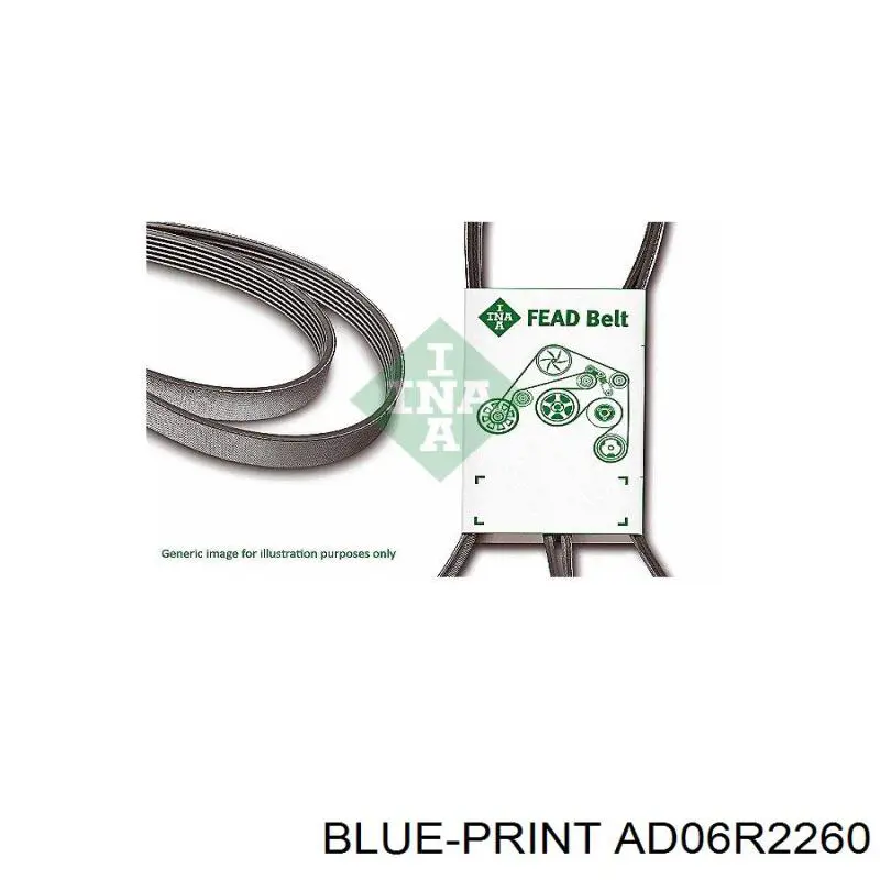 Ремень генератора AD06R2260 Blue Print