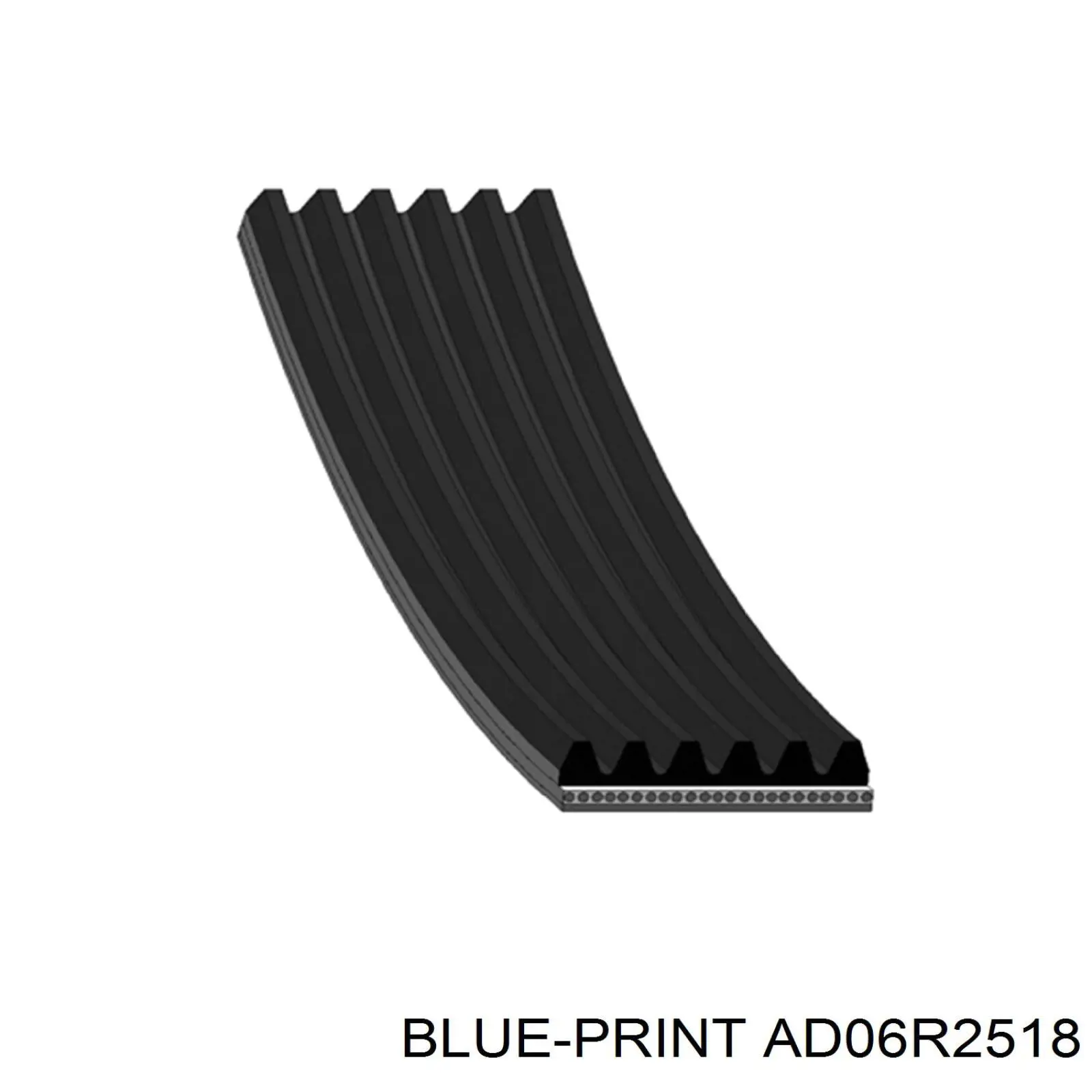 Клиновый ремень Blue Print AD06R2518 цена, от 27.61 USD