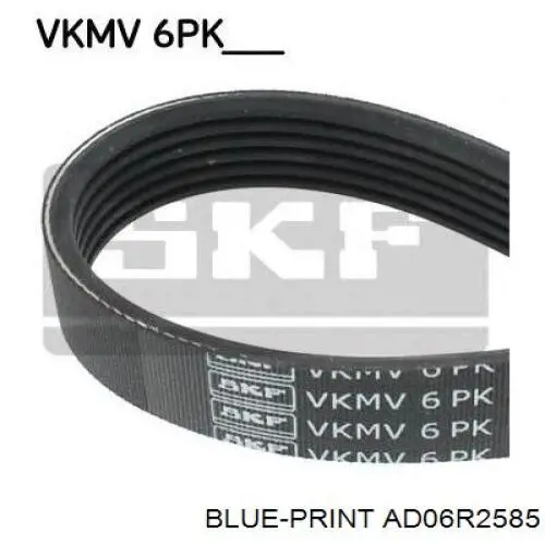 Купить AD06R2585 Blue Print Ремень генератора