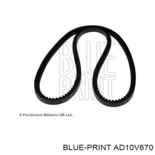 Ремень генератора AD10V670 Blue Print