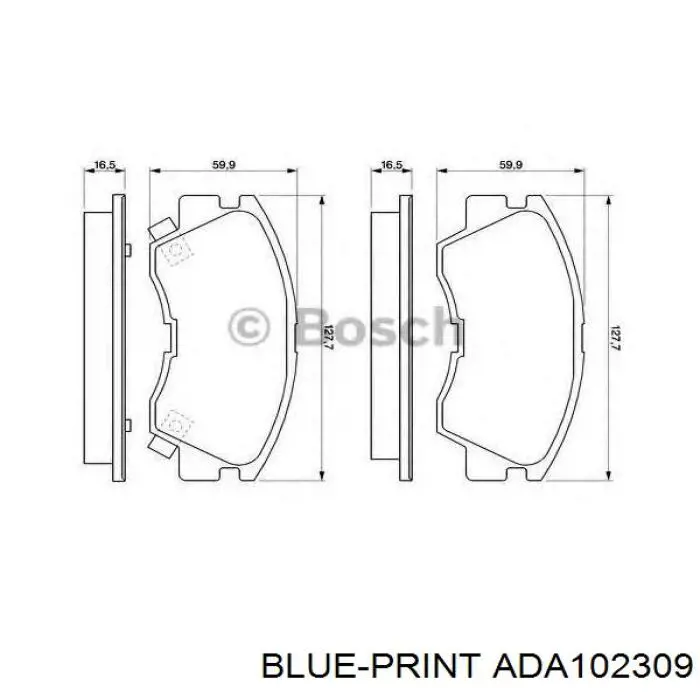 Купить ADA102309 Blue Print Фильтр-отстойник топлива грубой очистки