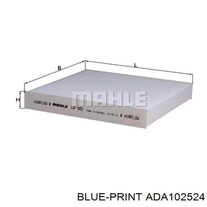 Купить AF5152 Alpha Filter Фильтр салона угольный