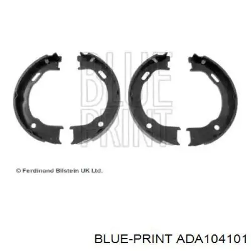 Колодки ручника (стояночного тормоза) Blue Print ADA104101