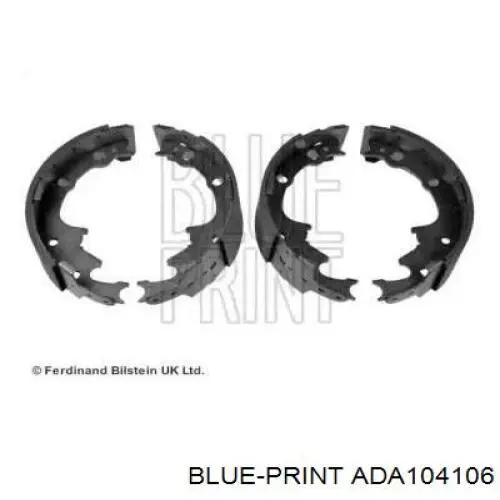 ADA104106 Blue Print колодки тормозные задние барабанные