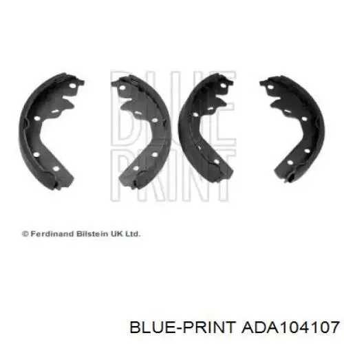 ADA104107 Blue Print колодки тормозные задние барабанные