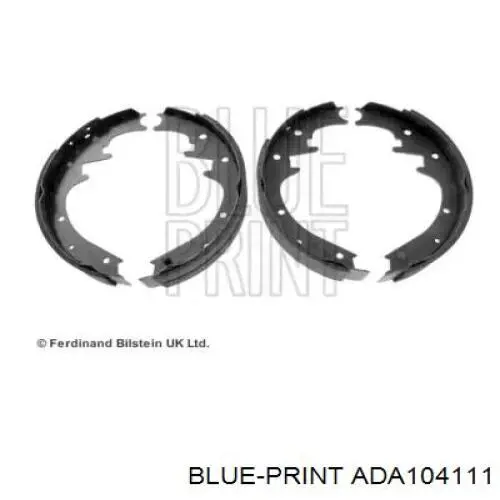 ADA104111 Blue Print колодки тормозные задние барабанные