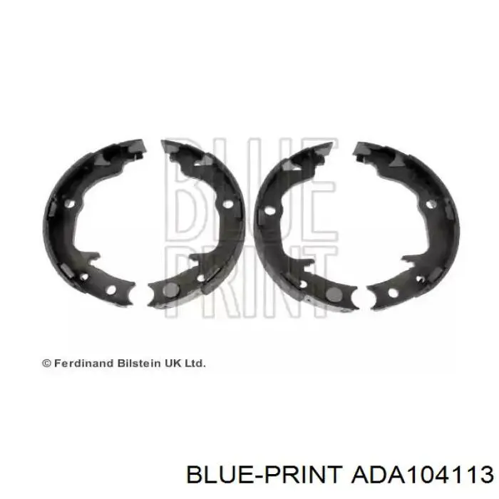 Колодки ручника (стояночного тормоза) Blue Print ADA104113