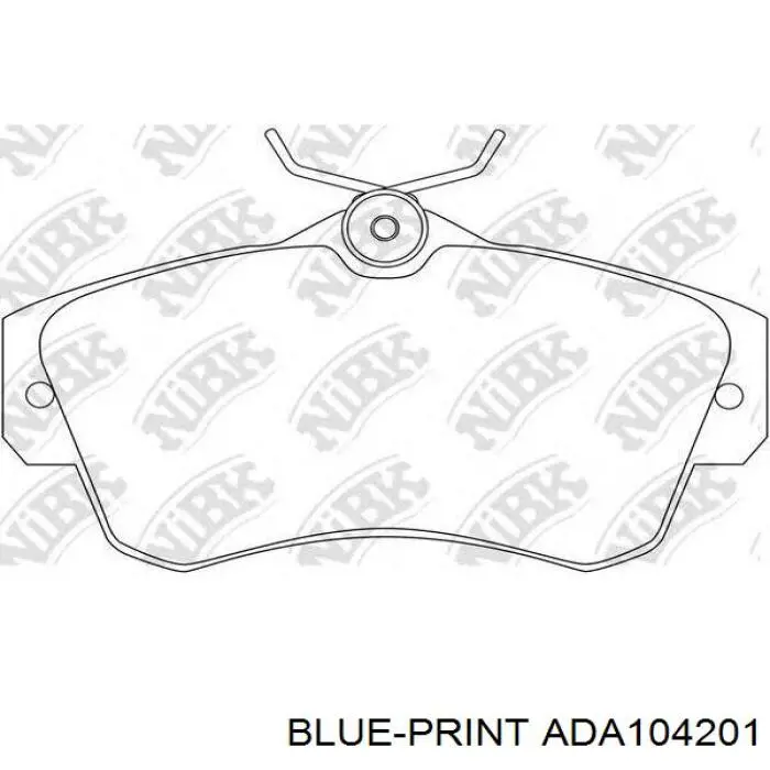 Колодки Blue Print ADA104201 цена, от 33.72 USD
