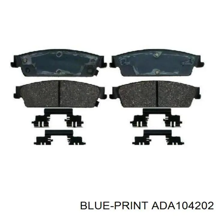 Передние тормозные колодки ADA104202 Blue Print