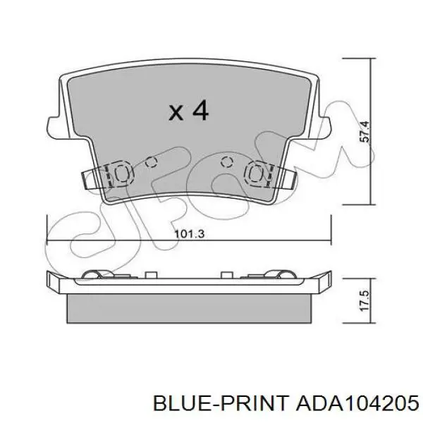 Колодки дисковые  Power Stop 161057 цена, от 39.44 USD