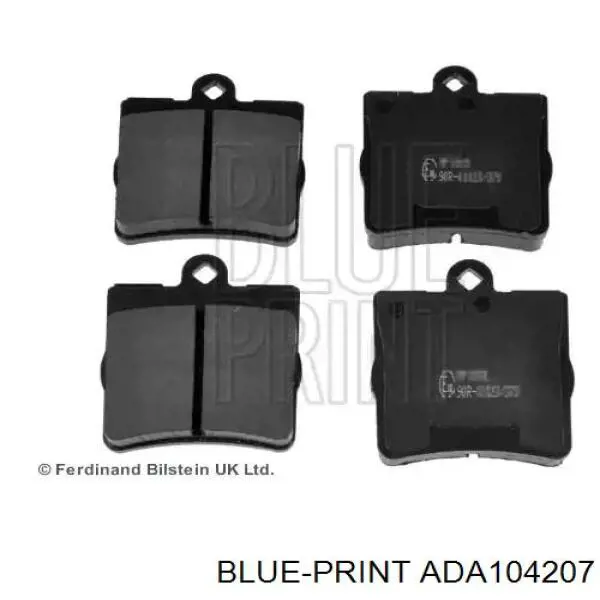 Задние тормозные колодки ADA104207 Blue Print