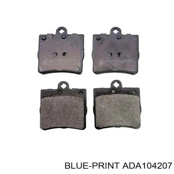 Купить ADA104207 Blue Print Колодки тормозные задние, дисковые