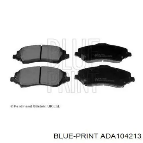 Тормозные колодки Blue Print ADA104213