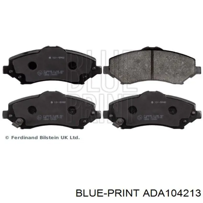 Pastillas de freno delanteras ADA104213 Blue Print