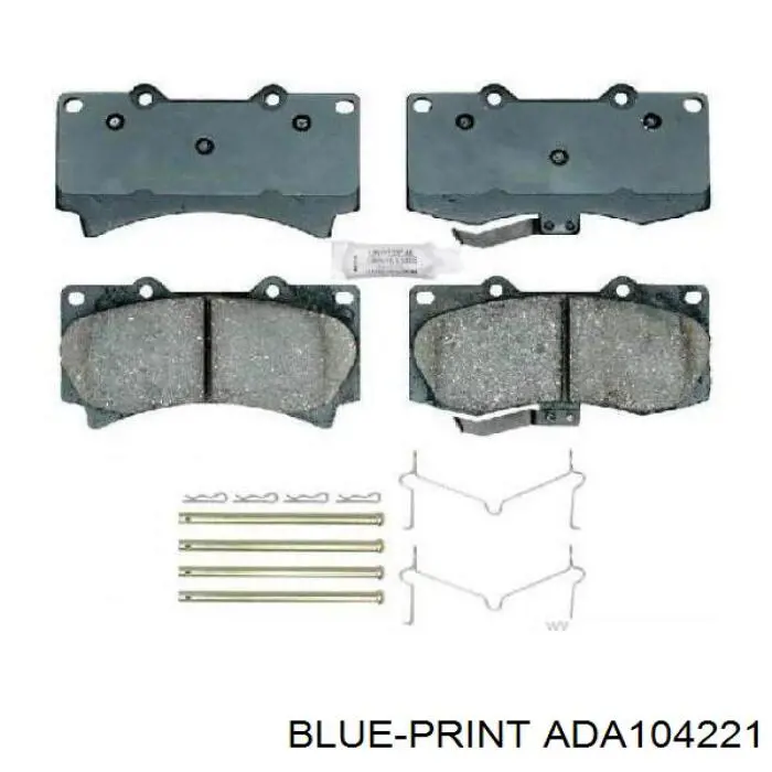 Купить ADA104221 Blue Print Колодки тормозные