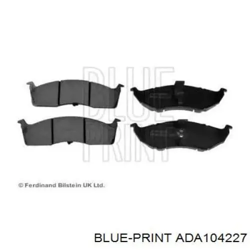 Передние тормозные колодки ADA104227 Blue Print