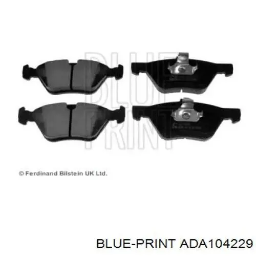 ADA104229 Blue Print Колодки передние